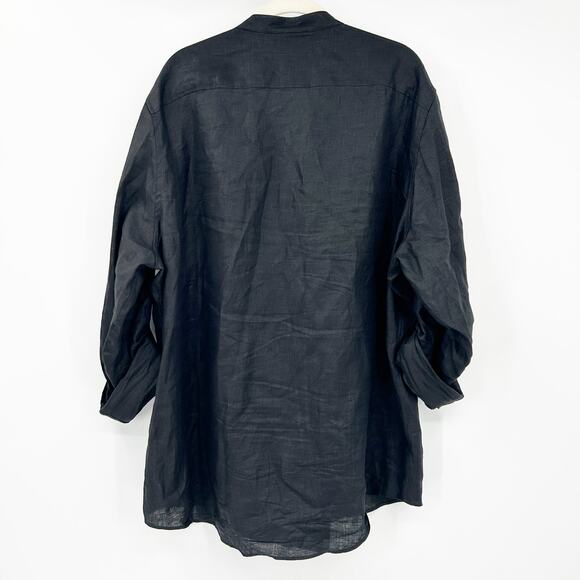 Baird Mcnutt x Murano Mens Roll Tab Long Sleeve 100% Linen Casual Shirt Size 2XT - Picture 8 of 8